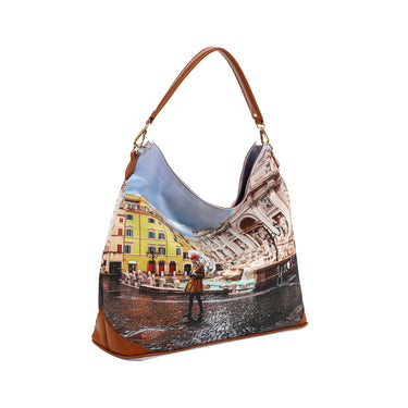 Borsa Donna modello Hobo Rainbow Rome