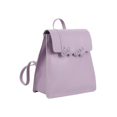 Amber women's backpack with lilac flap