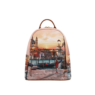 Venice Sunset women's backpack with front pocket