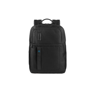 Large men's backpack in leather and fabric