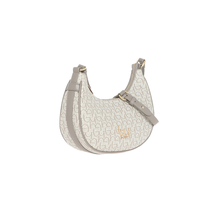 Borsa a spalla Donna Mezzaluna Grigio