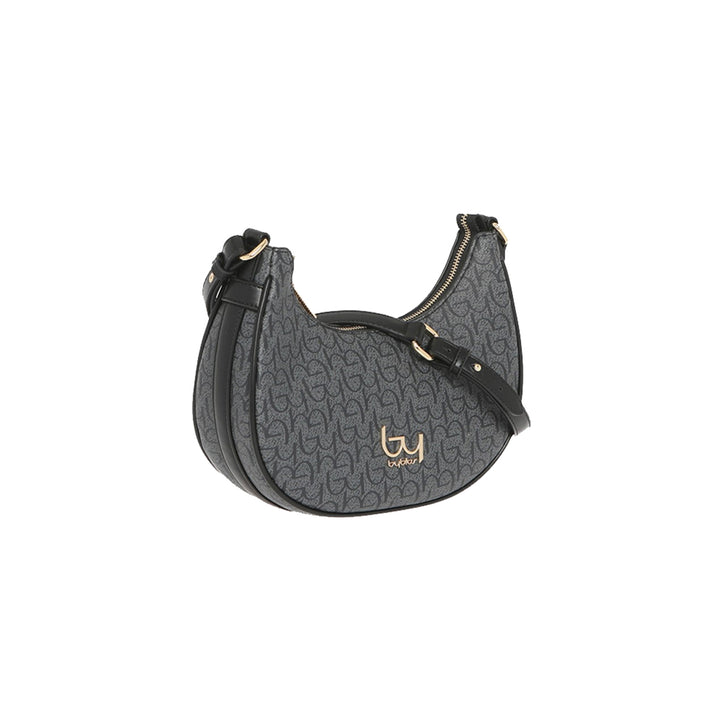 Borsa a spalla Donna Mezzaluna Nero