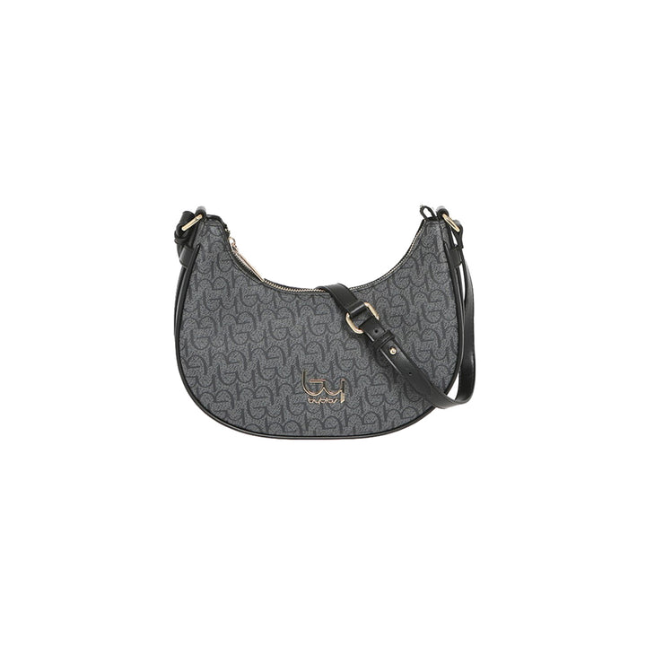 Borsa a spalla Donna Mezzaluna Nero